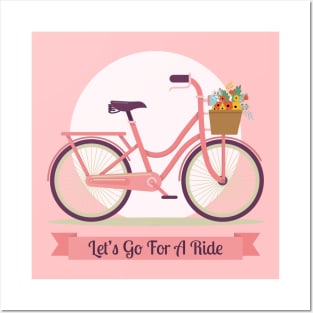 Let's go for a ride - Bicycle lovers Posters and Art